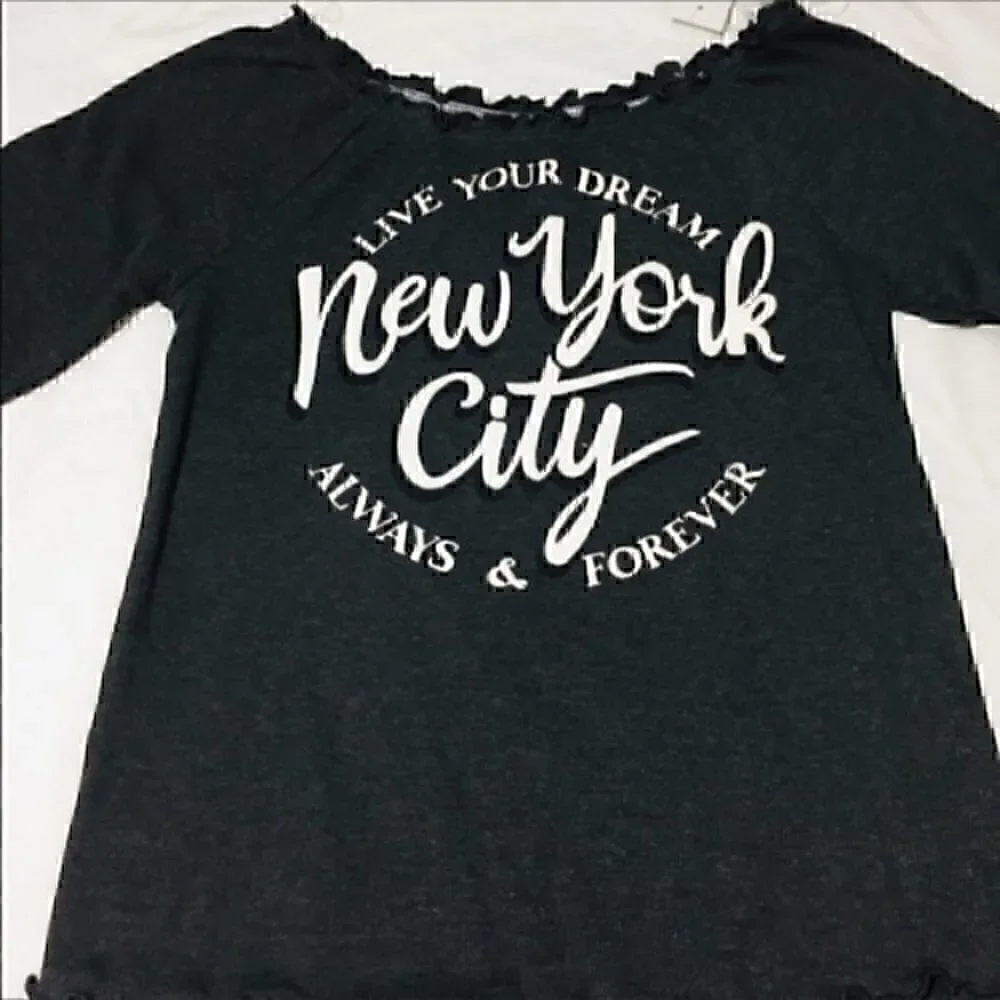 Justice Girls size 14/16  Top NYC